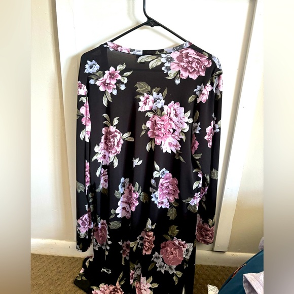 torrid Sweaters - Torrid Floral Duster Cardigan
